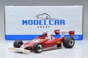 Ferrari 312 T2 B #21 G. Villeneuve Canadian GP 1977 MCG 1:18 MCG18623F Metalas - nuotrauka 6 iš 6
