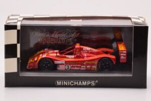 Ferrari 333 SP #3 Moretti Racing G. Moretti / D. Theys / M. Baldi 24 Hours of Le Mans 1998 Minichamps 1:43 430987603 Metalas - nuotrauka 4 iš 4