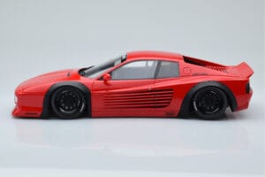 Ferrari 512 TR LBWK Liberty Walk Raudonas GT Spirit 1:18 GT423 Derva - nuotrauka 3 iš 6
