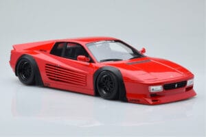 Ferrari 512 TR LBWK Liberty Walk Raudonas GT Spirit 1:18 GT423 Derva - nuotrauka 4 iš 6