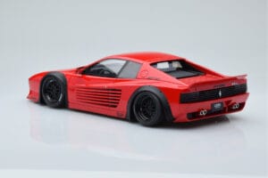 Ferrari 512 TR LBWK Liberty Walk Raudonas GT Spirit 1:18 GT423 Derva - nuotrauka 5 iš 6