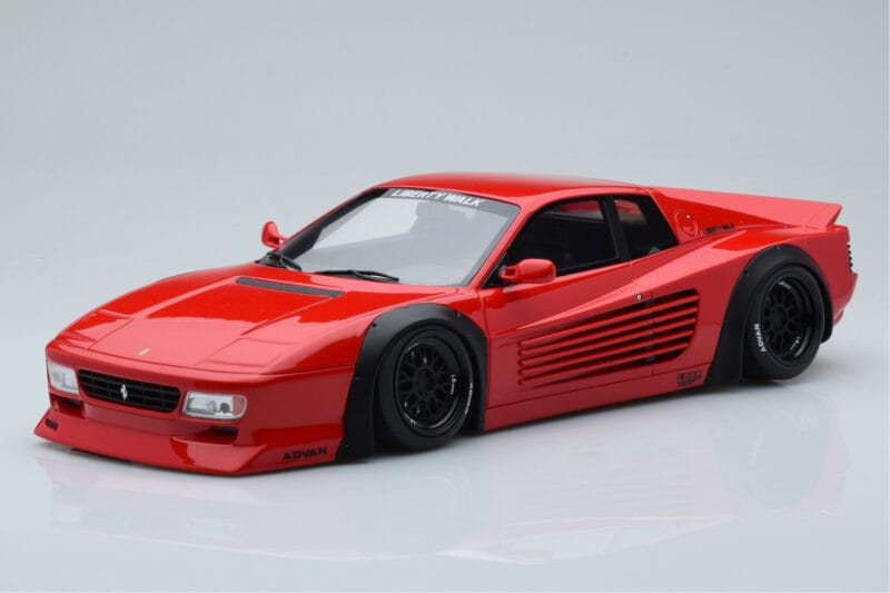 Ferrari 512 TR LBWK Liberty Walk Raudonas GT Spirit 1:18