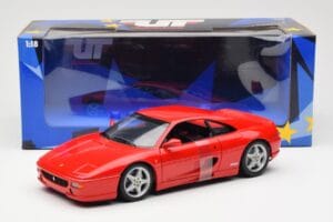 Ferrari F355 Berlinetta Raudonas UT Models 1:18 180074020 Metalas - nuotrauka 6 iš 6