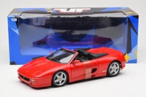 Ferrari F355 Spider Raudonas UT Models 1:18 180074030 Metalas - nuotrauka 6 iš 6