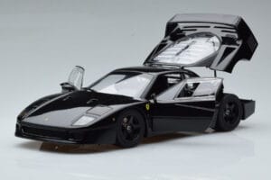 Ferrari F40 Lightweight Juodas Kyosho 1:18 08412BK Metalas - nuotrauka 2 iš 12