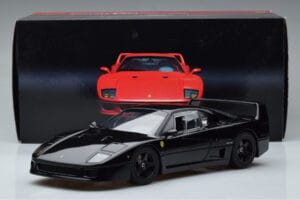 Ferrari F40 Lightweight Juodas Kyosho 1:18 08412BK Metalas - nuotrauka 12 iš 12