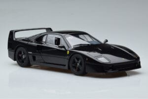 Ferrari F40 Lightweight Juodas Kyosho 1:18 08412BK Metalas - nuotrauka 8 iš 12
