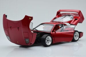 Ferrari F40 Raudonas Metalinis Asia Exclusive Kyosho 1:18 08416RM-G Metalas - nuotrauka 2 iš 14