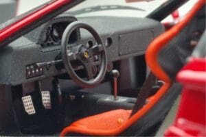 Ferrari F40 Raudonas Metalinis Asia Exclusive Kyosho 1:18 08416RM-G Metalas - nuotrauka 12 iš 14