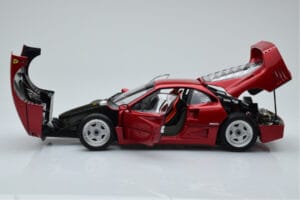 Ferrari F40 Raudonas Metalinis Asia Exclusive Kyosho 1:18 08416RM-G Metalas - nuotrauka 4 iš 14