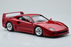 Ferrari F40 Raudonas Metalinis Asia Exclusive Kyosho 1:18 08416RM-G Metalas - nuotrauka 7 iš 14