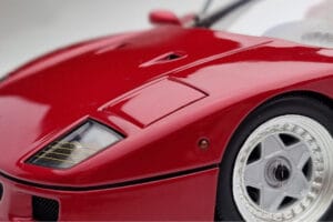Ferrari F40 Raudonas Metalinis Asia Exclusive Kyosho 1:18 08416RM-G Metalas - nuotrauka 9 iš 14