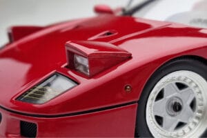 Ferrari F40 Raudonas Metalinis Asia Exclusive Kyosho 1:18 08416RM-G Metalas - nuotrauka 10 iš 14