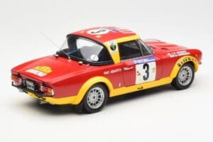 Fiat 124 Abarth #3 Barbasio / Sodano East African Safari Rally 1974 Sun Star 1:18 4952 Metalas - nuotrauka 3 iš 8