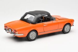 Fiat 124 BS Oranžinis Sun Star 1:18 4906 Metalas - nuotrauka 3 iš 8