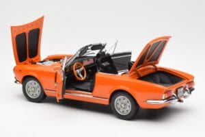 Fiat 124 BS Oranžinis Sun Star 1:18 4906 Metalas - nuotrauka 5 iš 8