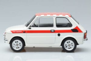 Fiat 126 Abarth Baltas MCG 1:18 MCG18325 Metalas - nuotrauka 3 iš 6