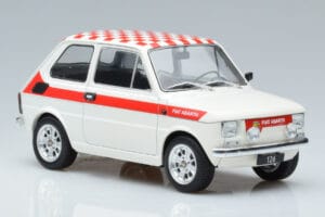 Fiat 126 Abarth Baltas MCG 1:18 MCG18325 Metalas - nuotrauka 4 iš 6