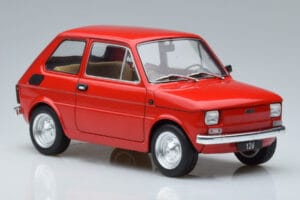 Fiat 126 Raudonas MCG 1:18 MCG18323 Metalas - nuotrauka 4 iš 6