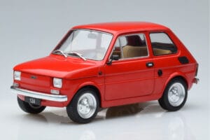 Fiat 126 Raudonas MCG 1:18 MCG18323 Metalas