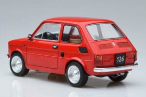 Fiat 126 Raudonas MCG 1:18 MCG18323 Metalas - nuotrauka 5 iš 6