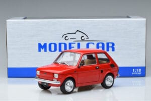 Fiat 126 Raudonas MCG 1:18 MCG18323 Metalas - nuotrauka 6 iš 6