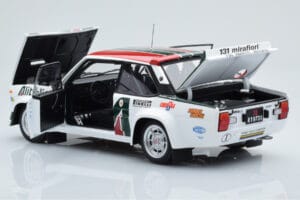 Fiat 131 Abarth Alitalia #2 W. Röhrl / C. Geistdörfer Rally Monte Carlo 1978 Kyosho 1:18 08376G Metalas - nuotrauka 5 iš 10