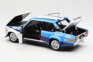 Fiat 131 Abarth #5 Team Fiat Works Rally Portugal 1980 Kyosho 1:18 08376A Metalas - nuotrauka 5 iš 8