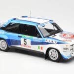 Fiat 131 Abarth #5 Team Fiat Works Rally Portugal 1980 Kyosho 1:18 08376A Metalas - image 6 of 8