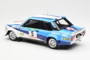 Fiat 131 Abarth #5 Team Fiat Works Rally Portugal 1980 Kyosho 1:18 08376A Metalas - nuotrauka 7 iš 8