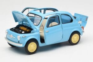 Fiat Nuova 500 Celeste Mėlynas Kyosho 1:18 08966LB Metalas - nuotrauka 2 iš 8