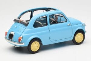 Fiat Nuova 500 Celeste Mėlynas Kyosho 1:18 08966LB Metalas - nuotrauka 3 iš 8