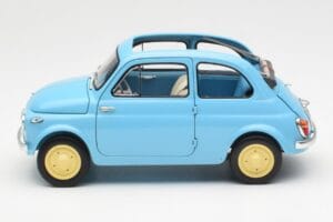 Fiat Nuova 500 Celeste Mėlynas Kyosho 1:18 08966LB Metalas - nuotrauka 4 iš 8
