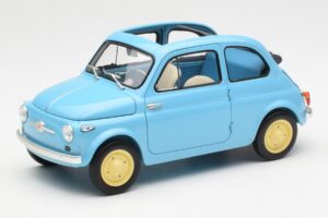Fiat Nuova 500 Celeste Mėlynas Kyosho 1:18