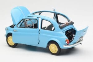 Fiat Nuova 500 Celeste Mėlynas Kyosho 1:18 08966LB Metalas - nuotrauka 5 iš 8