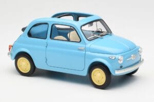 Fiat Nuova 500 Celeste Mėlynas Kyosho 1:18 08966LB Metalas - nuotrauka 6 iš 8