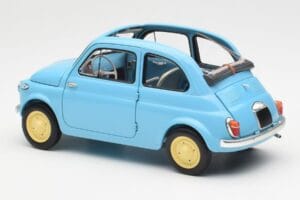 Fiat Nuova 500 Celeste Mėlynas Kyosho 1:18 08966LB Metalas - nuotrauka 7 iš 8