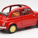 Fiat Nuova 500 Coral Raudonas Kyosho 1:18 - image 3 of 8