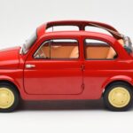 Fiat Nuova 500 Coral Raudonas Kyosho 1:18 - image 4 of 8