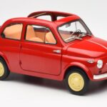 Fiat Nuova 500 Coral Raudonas Kyosho 1:18 - image 6 of 8
