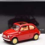 Fiat Nuova 500 Coral Raudonas Kyosho 1:18 - image 8 of 8