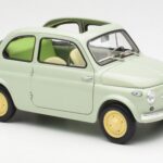 Fiat Nuova 500 Clear Žalias Kyosho 1:18 - image 6 of 8