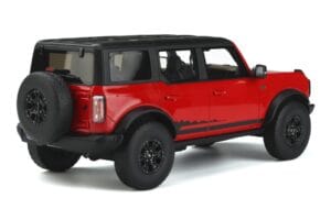 Ford Bronco 4-Door Wildtrak Raudonas GT Spirit 1:18 GT360 Derva - nuotrauka 2 iš 5