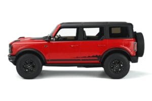 Ford Bronco 4-Door Wildtrak Raudonas GT Spirit 1:18 GT360 Derva - nuotrauka 3 iš 5