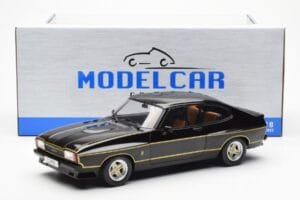 Ford Capri Mk2 X-Pack Juodas MCG 1:18 MCG18348 Metalas - nuotrauka 6 iš 6
