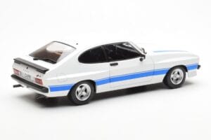 Ford Capri Mk2 X-Pack Baltas MCG 1:18 MCG18347 Metalas - nuotrauka 2 iš 6