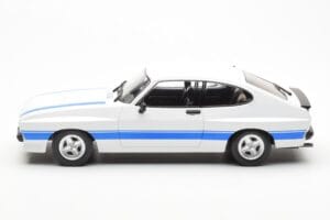 Ford Capri Mk2 X-Pack Baltas MCG 1:18 MCG18347 Metalas - nuotrauka 3 iš 6