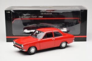 Ford Escort Mk1 RHD Raudonas Minichamps 1:18 150081070 Metalas - nuotrauka 8 iš 8