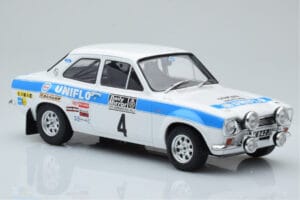 Ford Escort Mk1 RS1600 Night Version #4 R. Clark / T. Mason RAC Rally 1972 IXO 1:18 18RMC101 Metalas - nuotrauka 4 iš 6