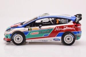 Ford Fiesta RS WRC Ford Abu Dhabi #3 M. Hirvonen / J. Lehtinen Winner Rally Australia 2011 Minichamps 1:18 151110803 Metalas - nuotrauka 3 iš 6
